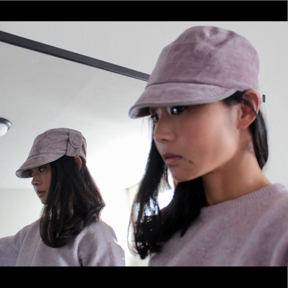 Purple hat